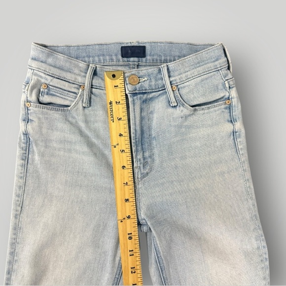 MOTHER The‎ Mid Rise Dazzler Ankle Fray Sz 25 - Picture 13 of 16